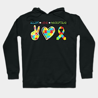 Accept Love Understand Puzzle Hoodie